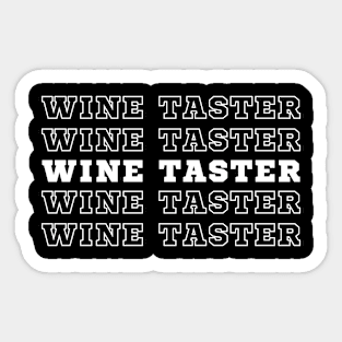 Wine Taster. Sticker